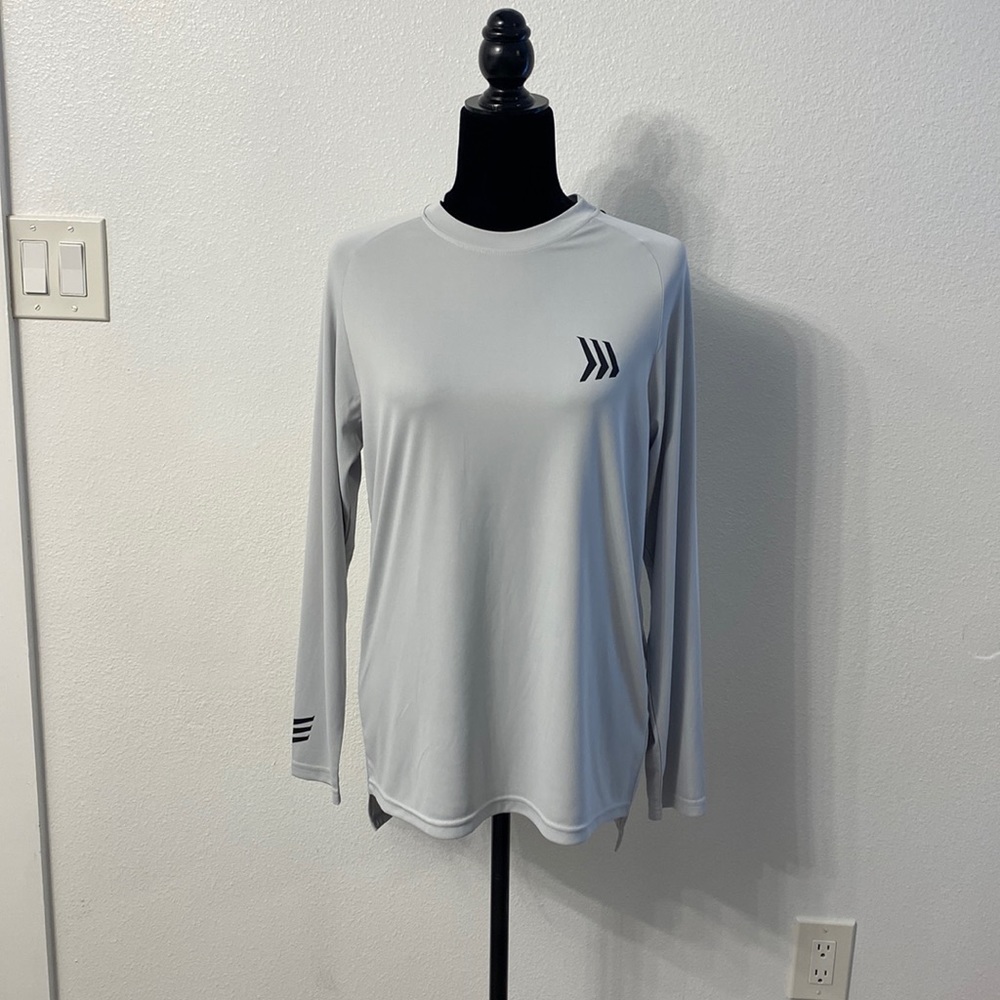 Light Gray Gillz Men’s Contender Series UV Fishing Long Sleeve Size Small